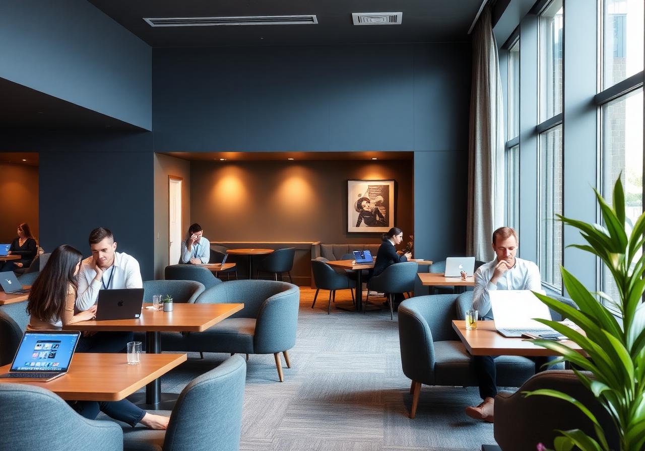 Co-working lounge